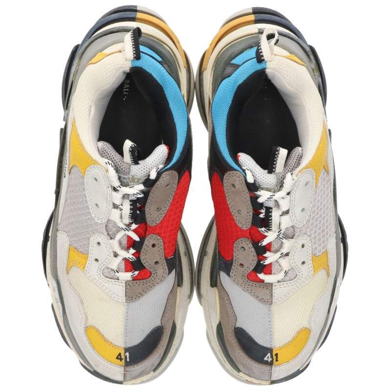 Balenciaga Triple S Triple a Calf Suupro Cut Sneakers 41