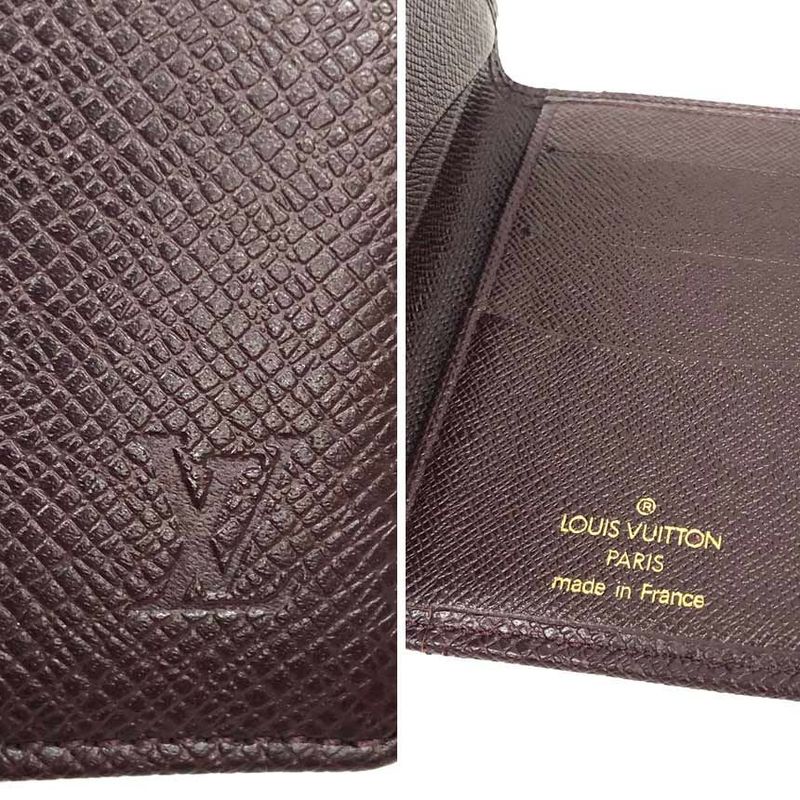 Louis Vuitton Taiga Card Case Organizer de Poche Holder