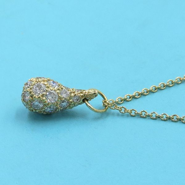 Tiffany & Co. Teardrop Diamond Necklace Small