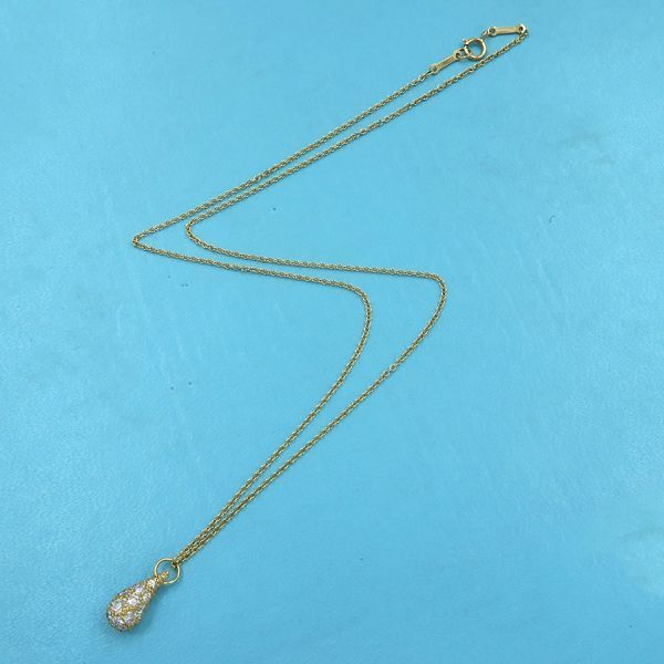 Tiffany & Co. Teardrop Diamond Necklace Small