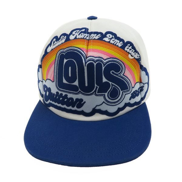 Louis Vuitton Cap Rainbow Cotton Leather