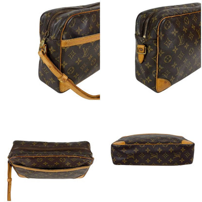 Louis Vuitton Shoulder Bag Trocadero 30 Monogram Leather Brown