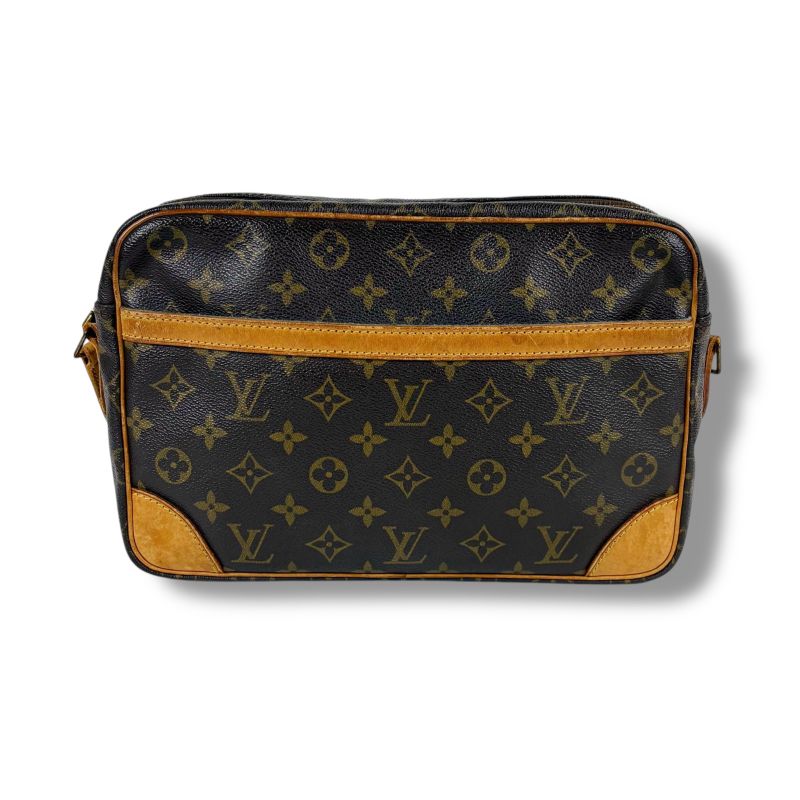 Louis Vuitton Shoulder Bag Trocadero 30 Monogram Leather Brown