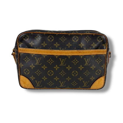 Louis Vuitton Shoulder Bag Trocadero 30 Monogram Leather Brown