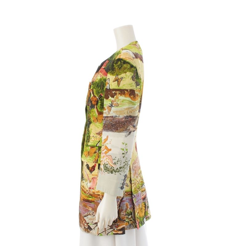 Hermes Silk Vintage Kermit Oliver Jardin Deden Ou Naturalia Garden of Eden