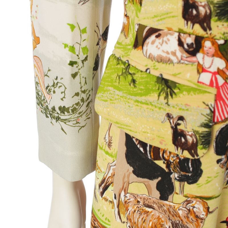 Hermes Silk Vintage Kermit Oliver Jardin Deden Ou Naturalia Garden of Eden