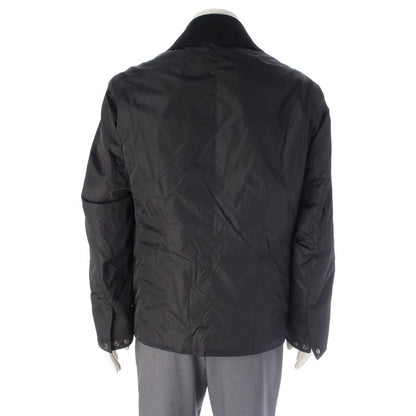 Louis Vuitton Nylon Wool Liner Double Zip Jacket Black 46