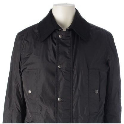 Louis Vuitton Nylon Wool Liner Double Zip Jacket Black 46