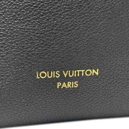 Louis Vuitton Leather Shoulder Low Key Hobo PM Black Gold