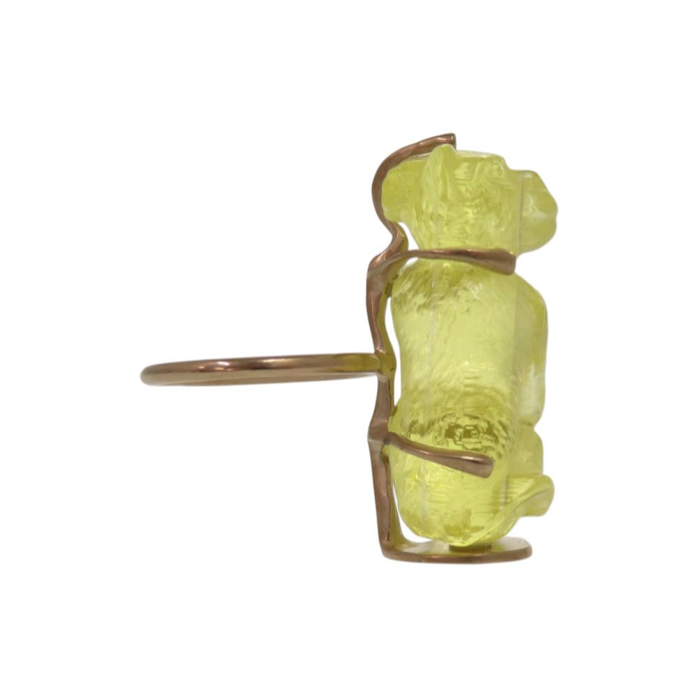 Dior Monki Resin Yellow Ring