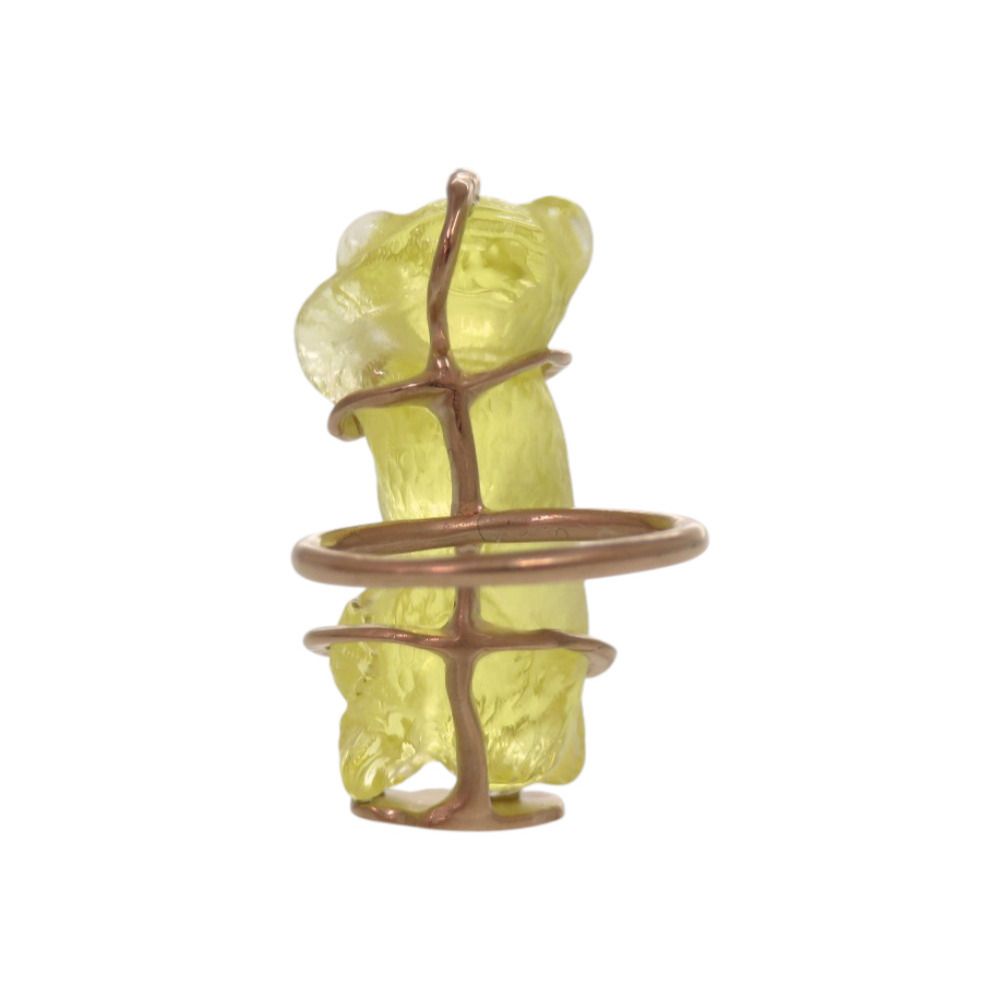 Dior Monki Resin Yellow Ring