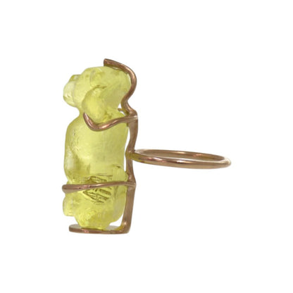 Dior Monki Resin Yellow Ring