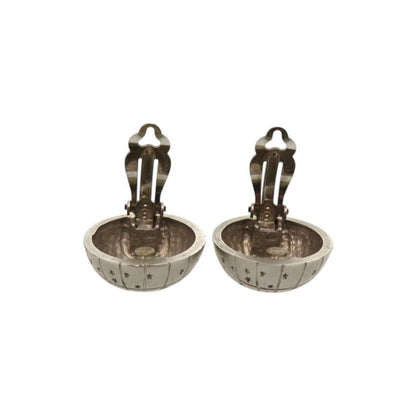 Hermes Zodiac Horoscope Zodiac Metal Silver Earrings