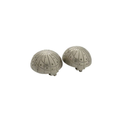 Hermes Zodiac Horoscope Zodiac Metal Silver Earrings