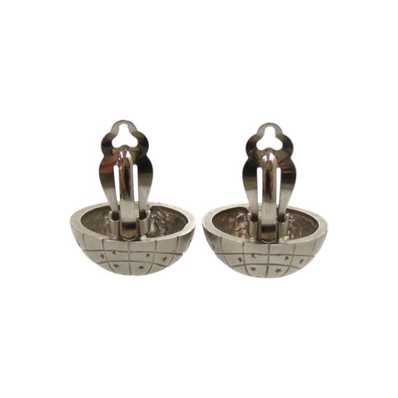 Hermes Zodiac Horoscope Zodiac Metal Silver Earrings
