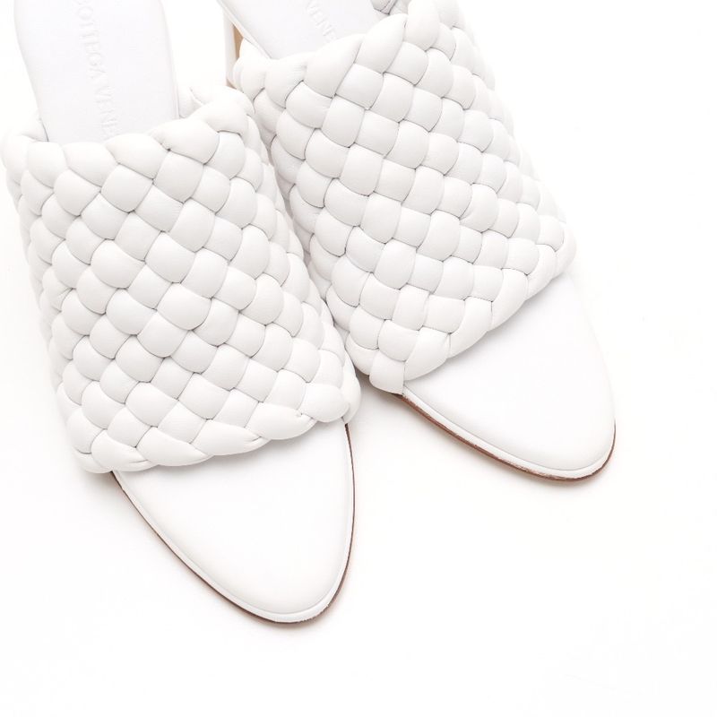 Bottega Veneta Cover Trench Mule 36.5 Sandals High Heels Leather Shoes
