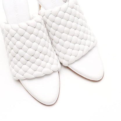 Bottega Veneta Cover Trench Mule 36.5 Sandals High Heels Leather Shoes