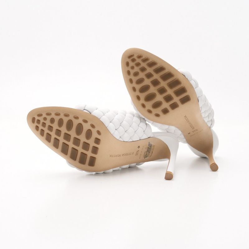 Bottega Veneta Cover Trench Mule 36.5 Sandals High Heels Leather Shoes
