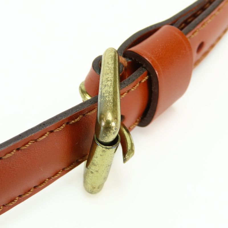 Louis Vuitton Shoulder Strap Leather Kenya Brown Gold Epi