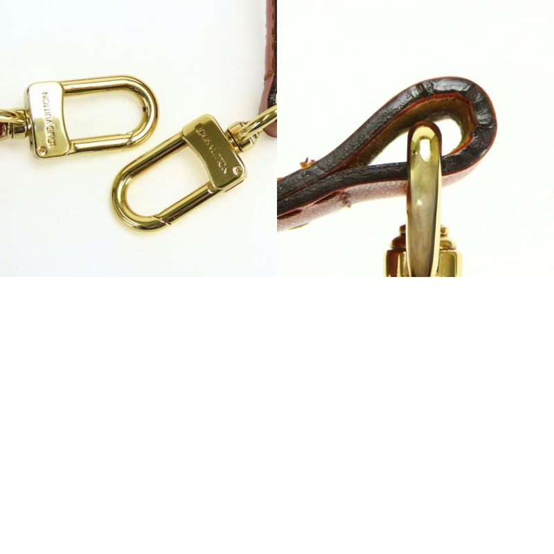 Louis Vuitton Shoulder Strap Leather Kenya Brown Gold Epi