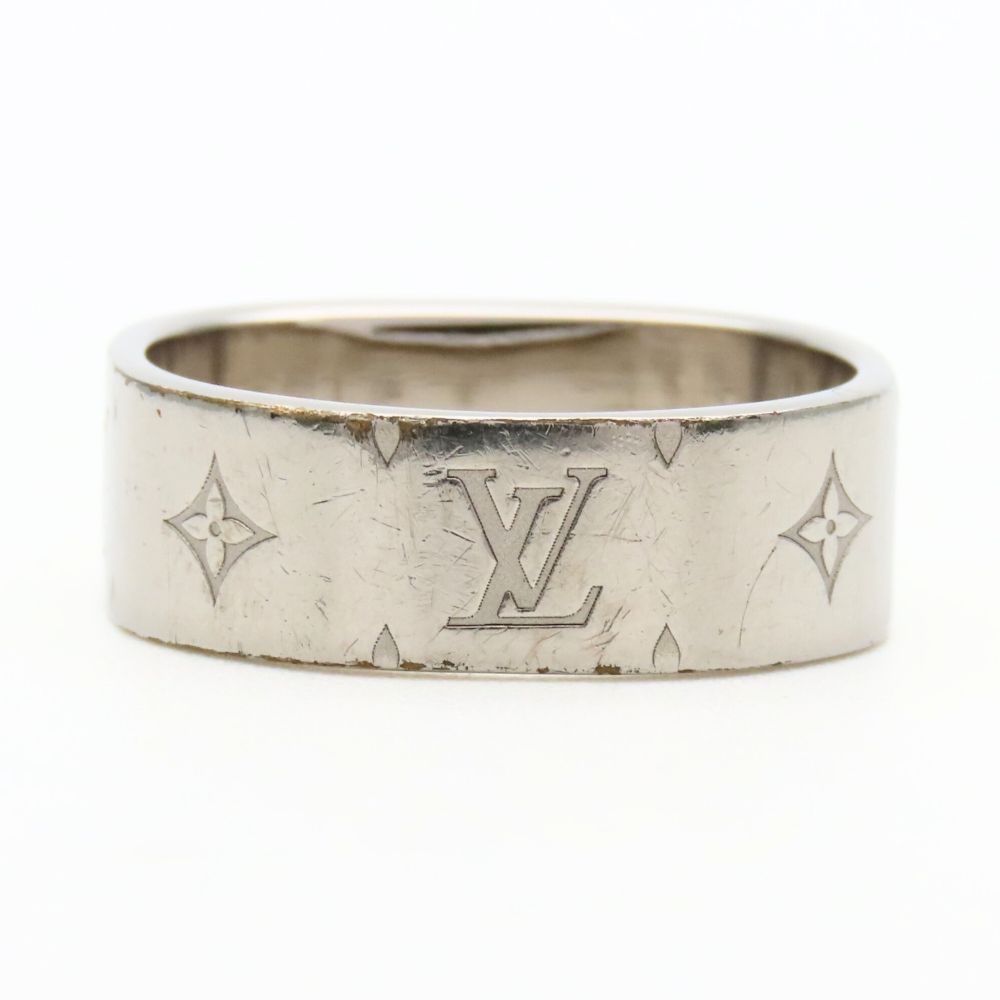 Louis Vuitton Ring Nanogram S Metal Silver