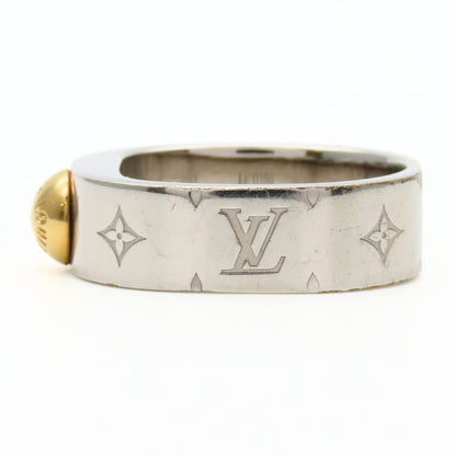 Louis Vuitton Ring Nanogram S Metal Silver