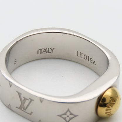 Louis Vuitton Ring Nanogram S Metal Silver