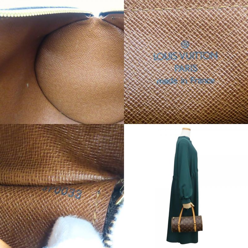 Louis Vuitton Handbag Papillon 26 Monogram Leather Brown Everyday Use