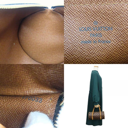 Louis Vuitton Handbag Papillon 26 Monogram Leather Brown Everyday Use