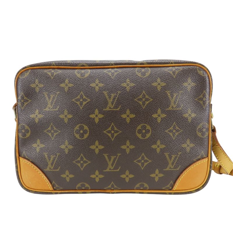 Louis Vuitton Shoulder Bag Trocadero PM Monogram Leather Brown