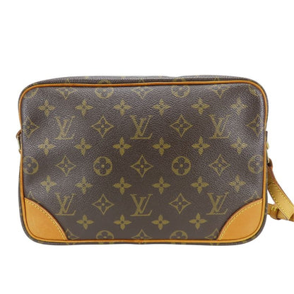 Louis Vuitton Shoulder Bag Trocadero PM Monogram Leather Brown