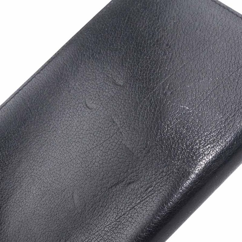Hermes Notebook Cover Leather Black