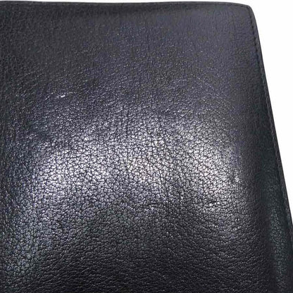 Hermes Notebook Cover Leather Black
