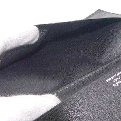 Hermes Notebook Cover Leather Black
