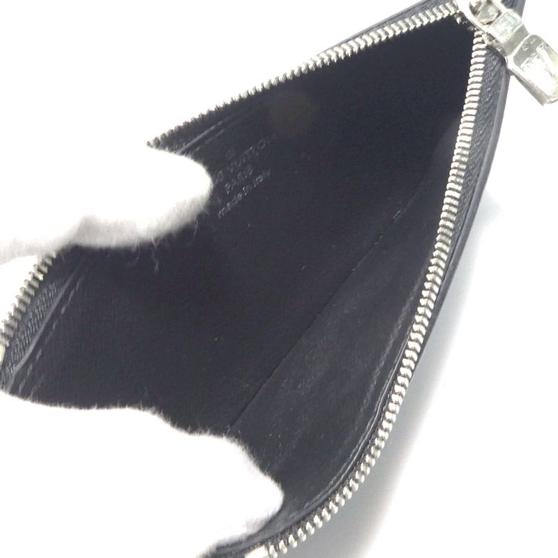 Louis Vuitton Coin Case Monogram Eclipse Taiga Card Holder