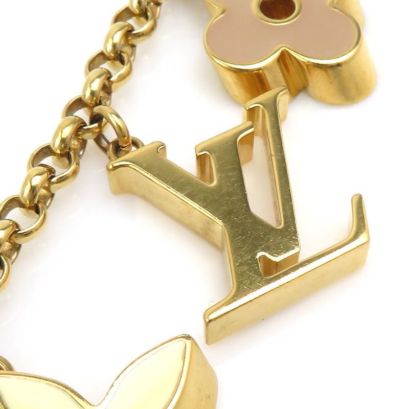 Louis Vuitton Charm Bag Chain Fleur de Monogram