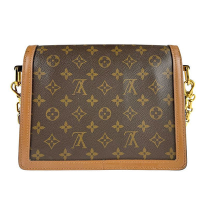Louis Vuitton 2-Way Shoulder Bag Monogram Reverse Dauphine MM