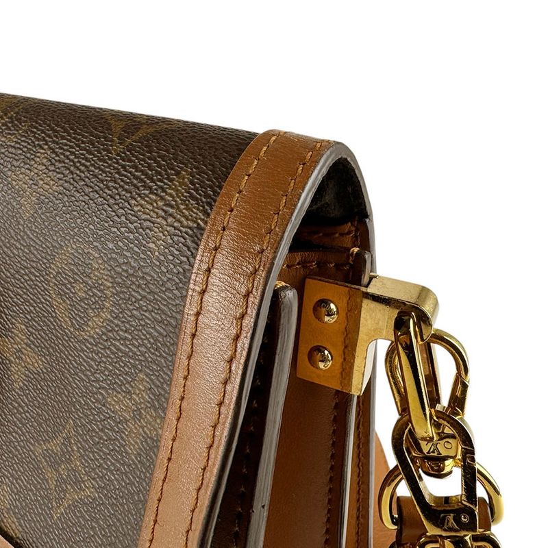 Louis Vuitton 2-Way Shoulder Bag Monogram Reverse Dauphine MM