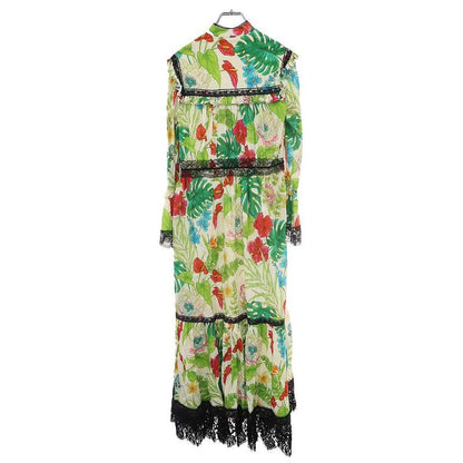 Gucci Floral Maxi Dress Green 38
