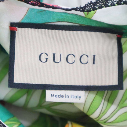 Gucci Floral Maxi Dress Green 38