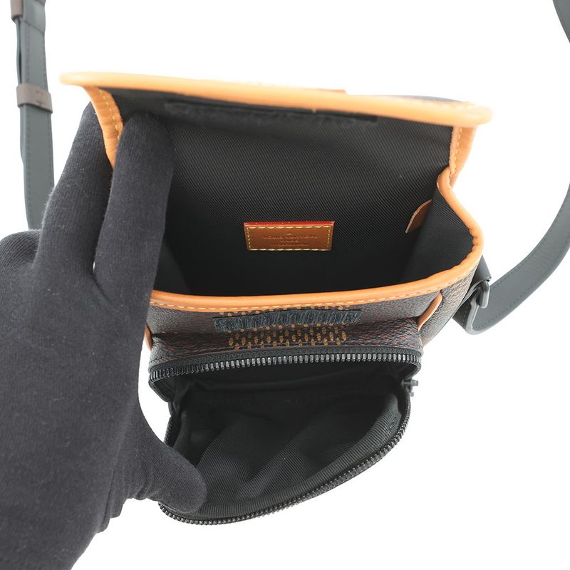 Louis Vuitton Shoulder Bag Damier Ebene Giant Monogram Amazon Noir Black