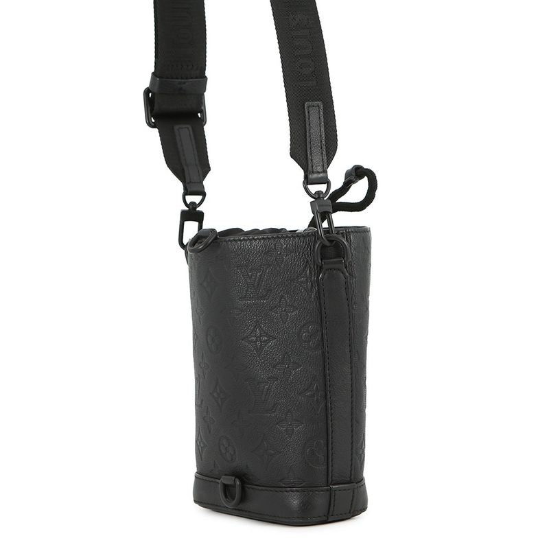 Louis Vuitton Shoulder Bag Monogram Shadow Noes Ring Black Noir