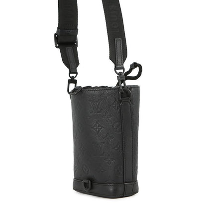 Louis Vuitton Shoulder Bag Monogram Shadow Noes Ring Black Noir