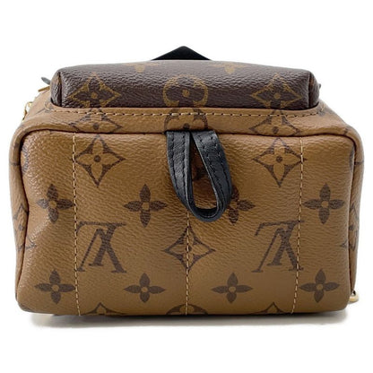 Louis Vuitton Backpack Monogram Reverse Palm Spring Mini Noir Black