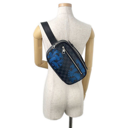 Louis Vuitton Belt Bag Damier Graphite Ambler Noir Black Blue
