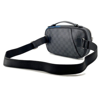 Louis Vuitton Belt Bag Damier Graphite Ambler Noir Black Blue