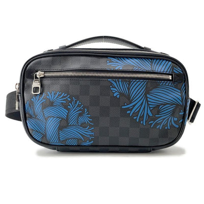 Louis Vuitton Belt Bag Damier Graphite Ambler Noir Black Blue