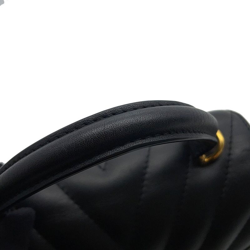 Louis Vuitton Handbag Calf Leather Holdomi 2-Way Noir Black