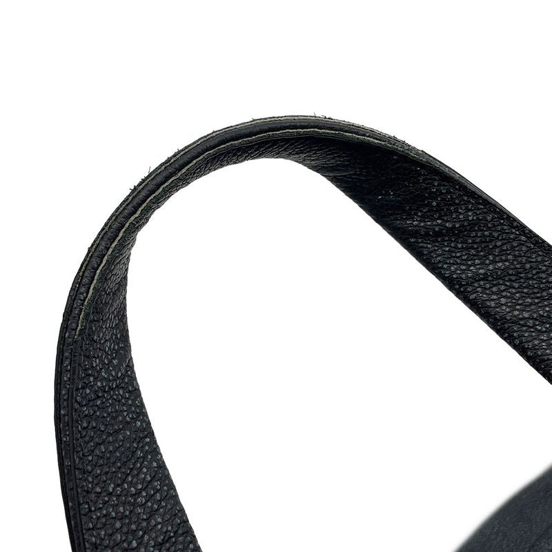 Louis Vuitton Tote Monogram Pattern Cowhide Leather Trolley Noir Black