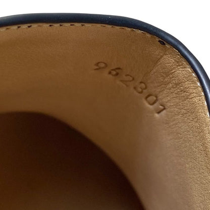 Loewe Terra Heel Clog Sandals Mule Shoes Leather Black